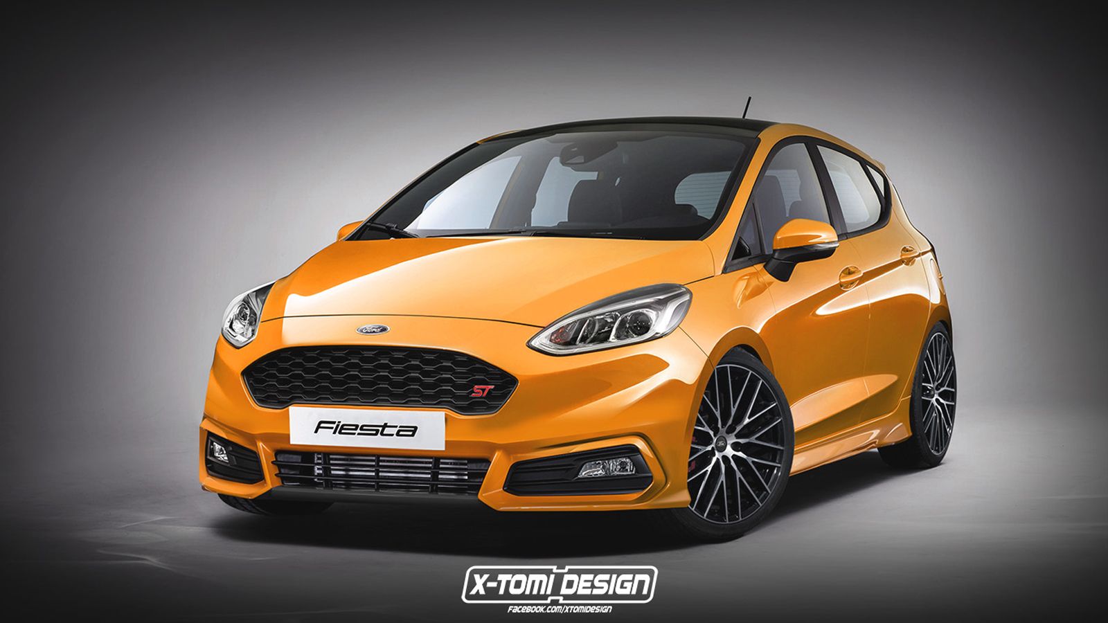 Η παραγωγή του νέου Fiesta ST (ψηφιακά επεξεργασμένη εικόνα) θα ξεκινήσει τον Ιανουάριο του 2018 και θα διατίθεται σε 3θυρες και 5θυρες εκδόσεις.